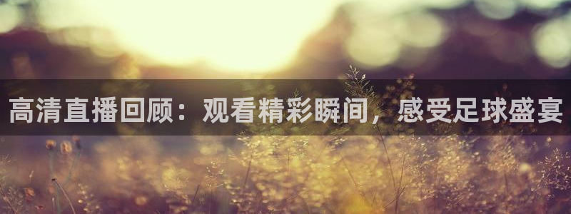 高清直播回顾：观看精彩瞬间，感受足球盛宴